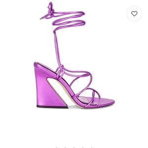 Purple Strappy Sandals